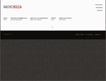 Tablet Screenshot of nachobolea.com